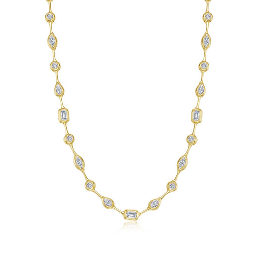 Lafonn Mosaic Fancy-Cut Necklace
