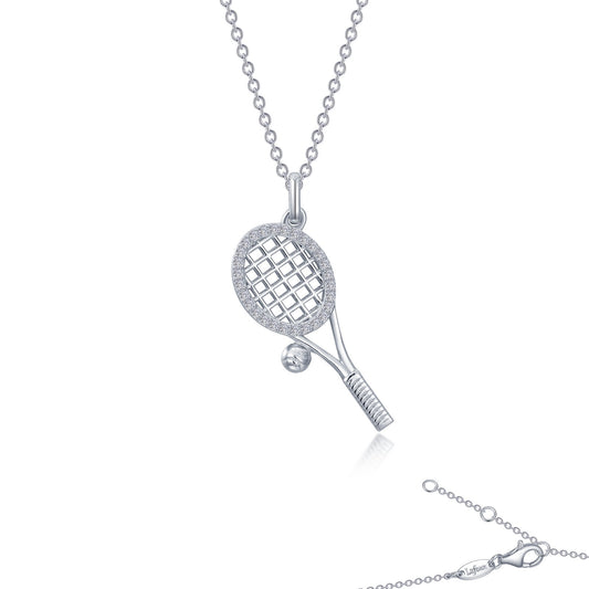 Lafonn Tennis Racket Necklace