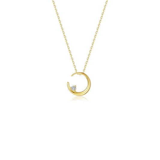Lafonn Crescent Moon Necklace