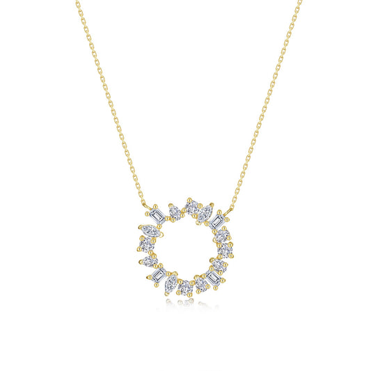 Lafonn Prismatic Circle Necklace