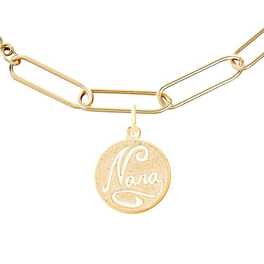 Nana Disc Bracelet Set - Gold Plate, 7" Plate