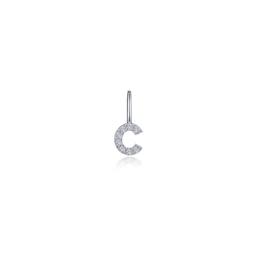 Lafonn Letter C Charm Pendant