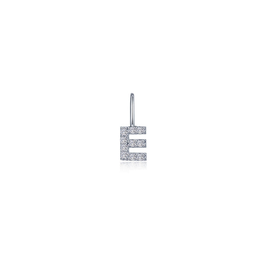Lafonn Letter E Charm Pendant