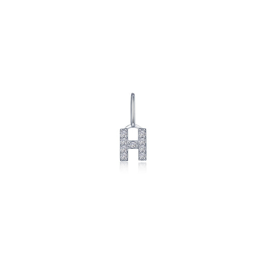 Lafonn Letter H Charm Pendant