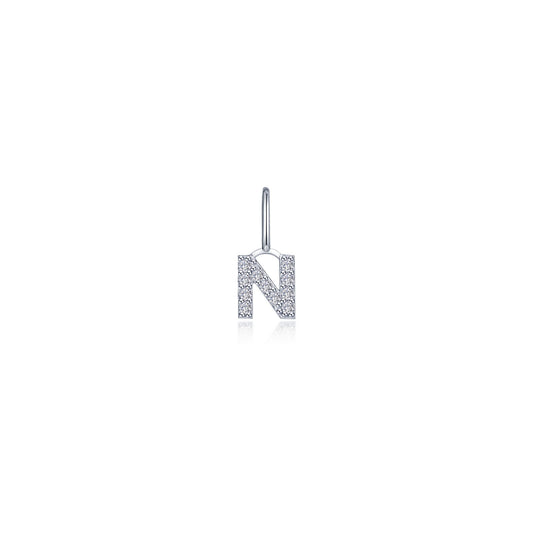 Lafonn Letter N Charm Pendant