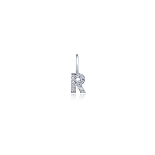 Lafonn Letter R Charm Pendant