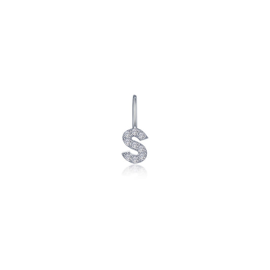 Lafonn Letter S Charm Pendant