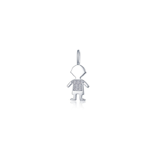 Lafonn Silhouette Boy Pendant Charm