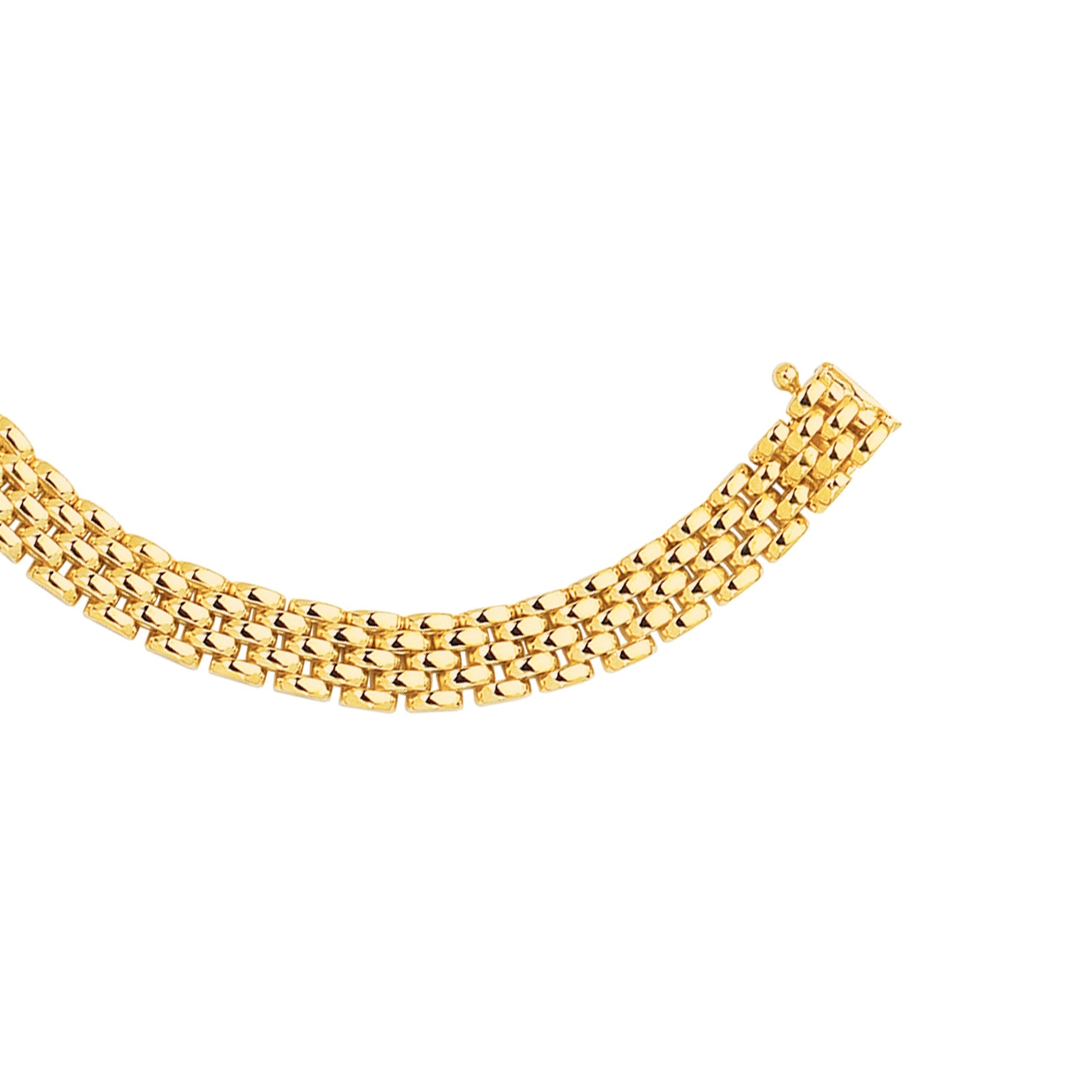Royal Chain 14K Gold 6.5mm Panther Necklace PAN107