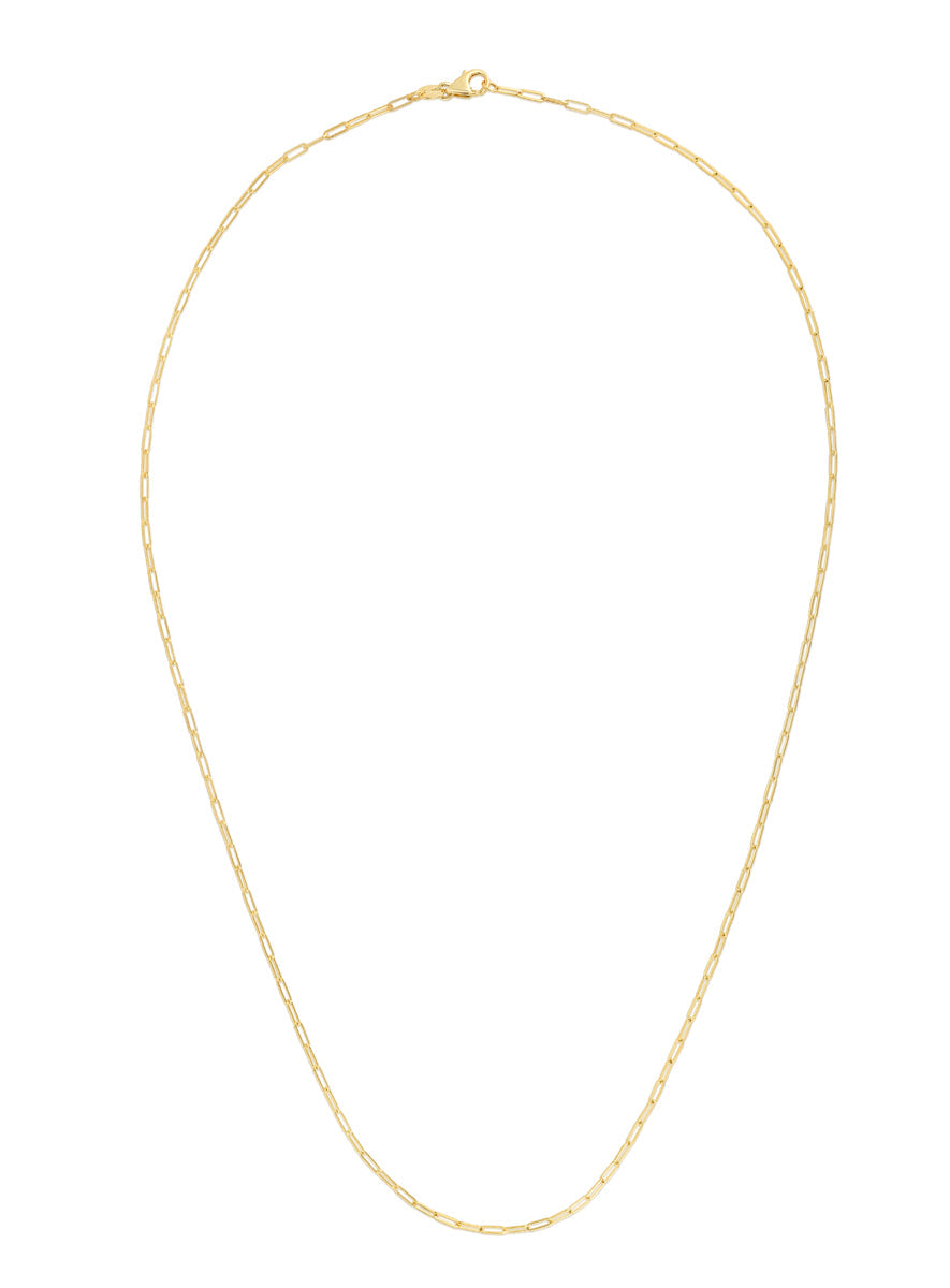Royal Chain 14K Gold 1.5mm Paperclip Chain PCLIP035