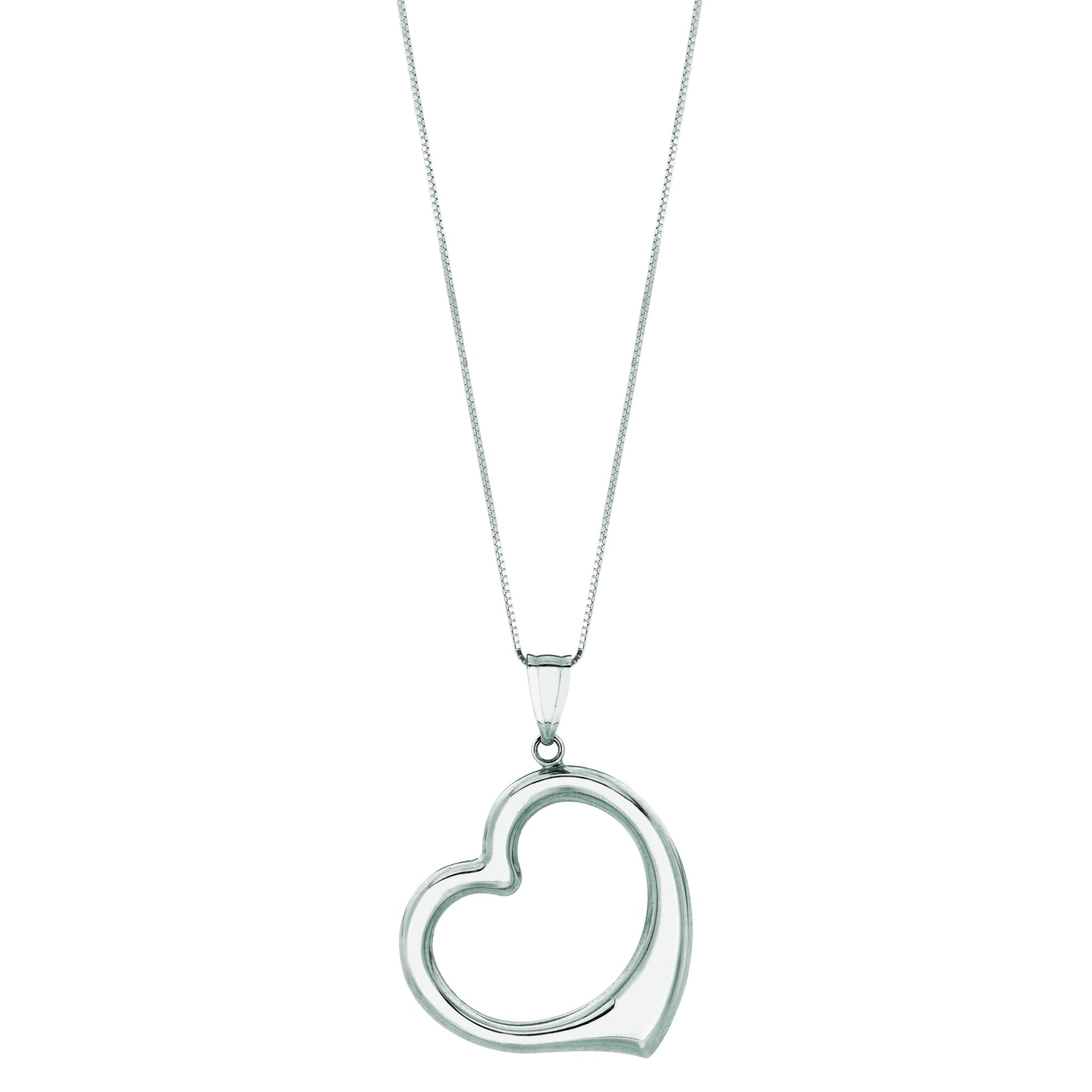 Royal Chain 14K Gold Polished Heart Necklace PD103