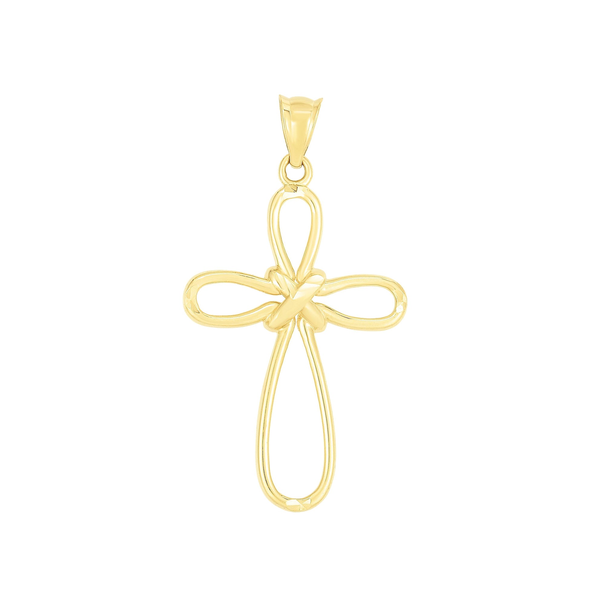 Royal Chain 14K Gold Cross PD9630