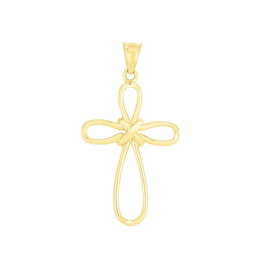 Royal Chain 14K Gold Cross PD9630