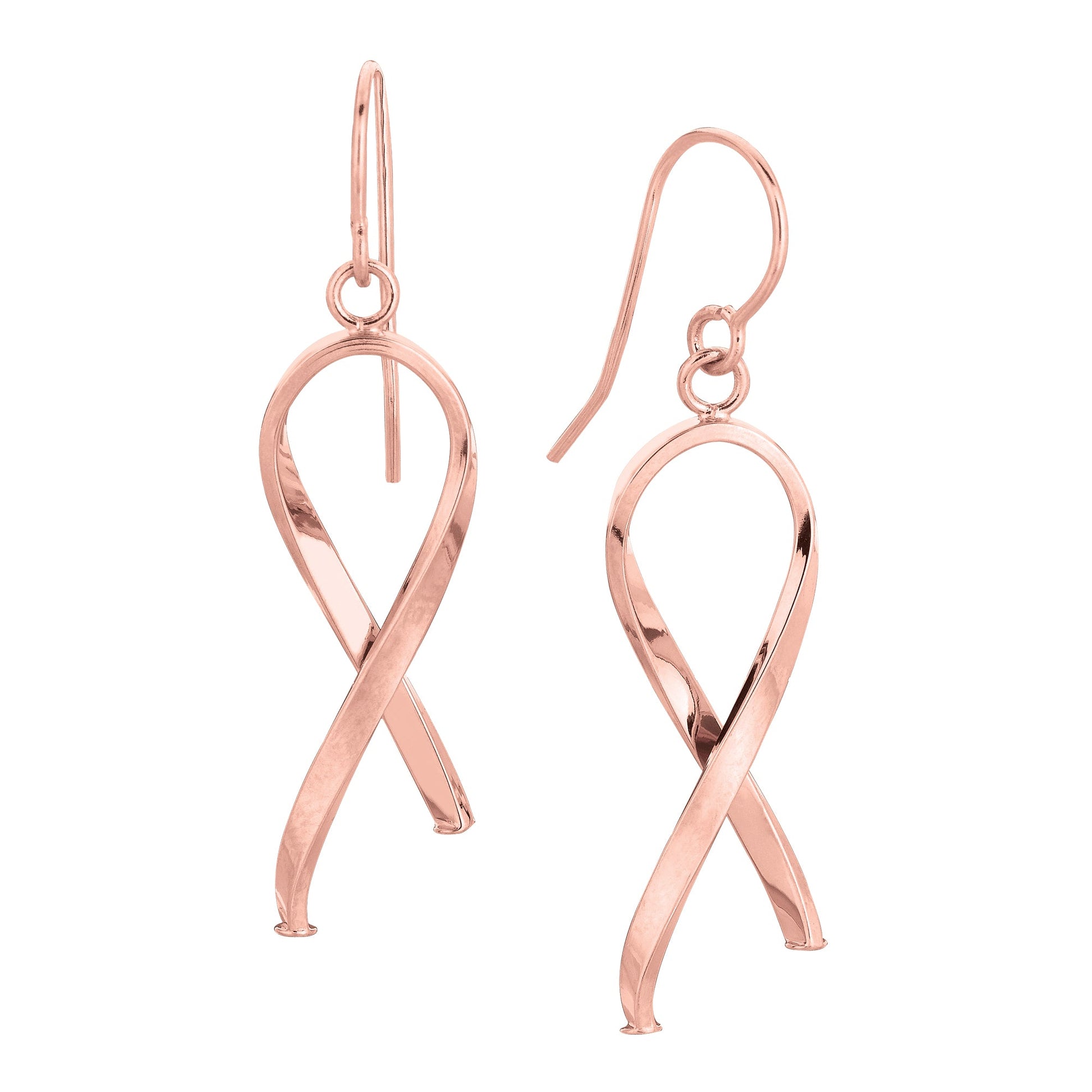 Royal Chain 14K Gold Ribbon Freeform Earring PER1820