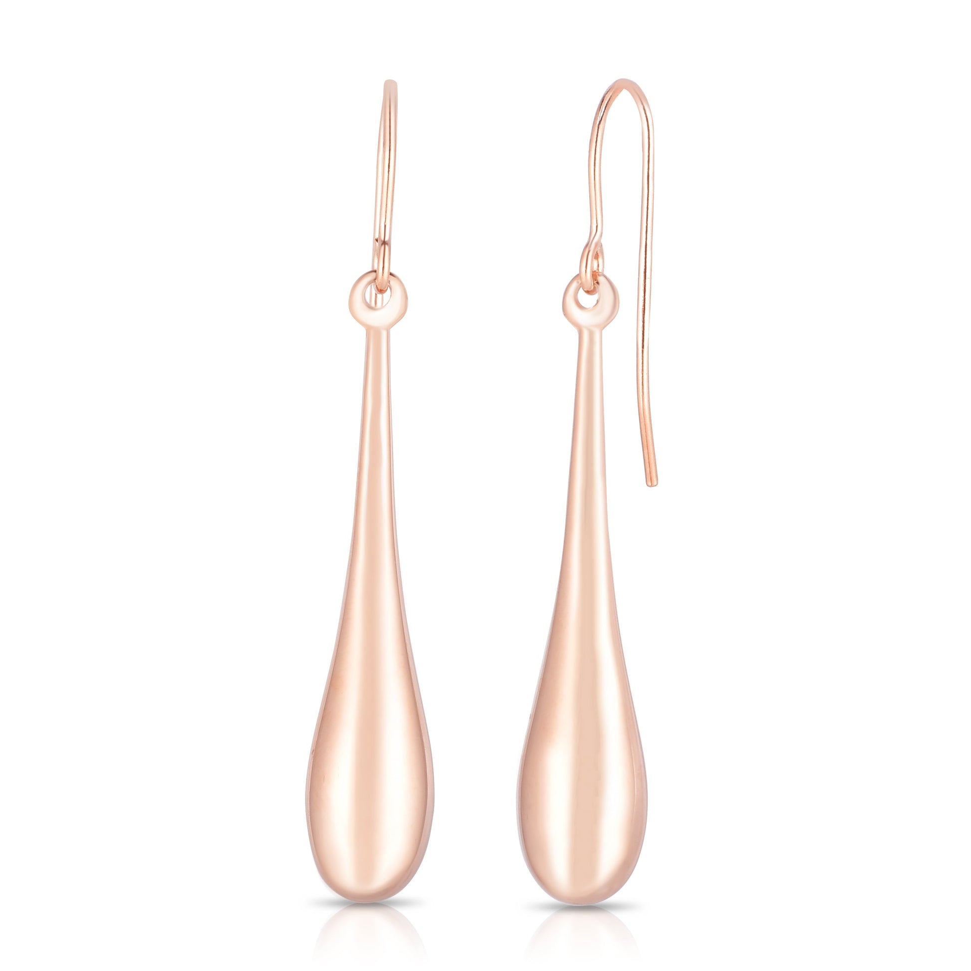 Royal Chain 14K Gold Polished Graduated Tear Drop Earring ER2911