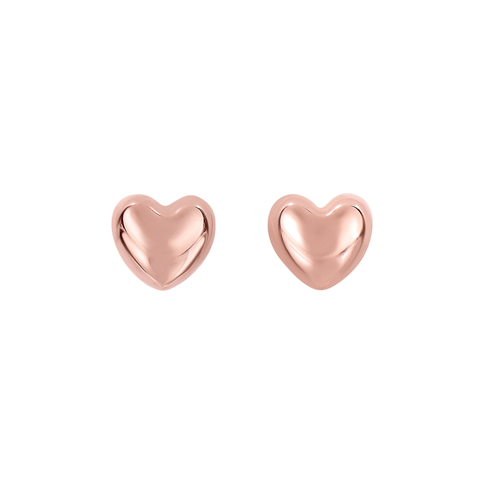Royal Chain 14K Gold Small Polished Heart Post Earring ER4084