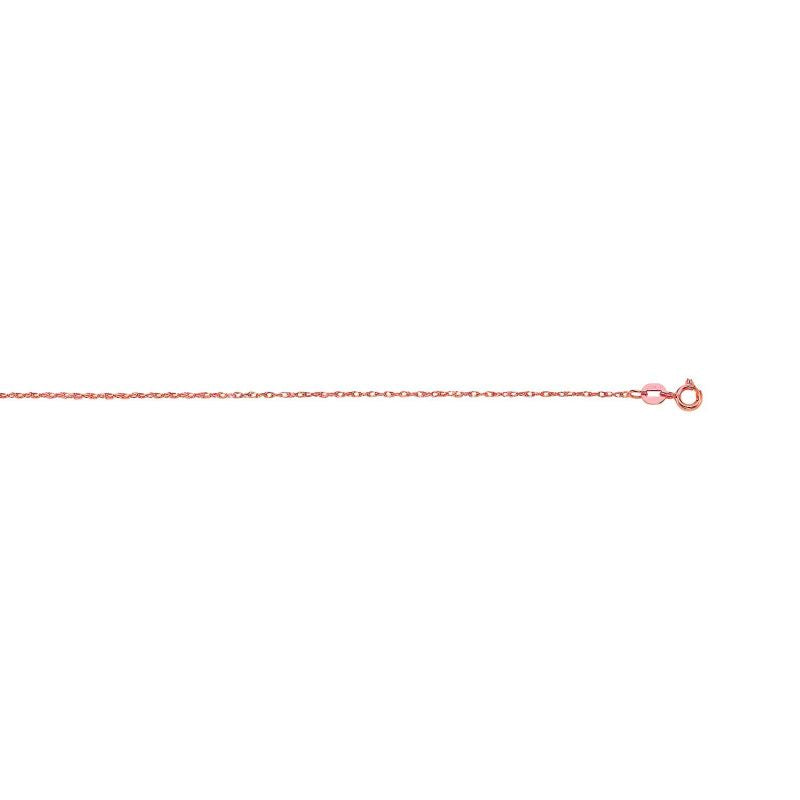 Royal Chain 14K Gold .85mm Machine Rope Chain (Carded) PK5R20