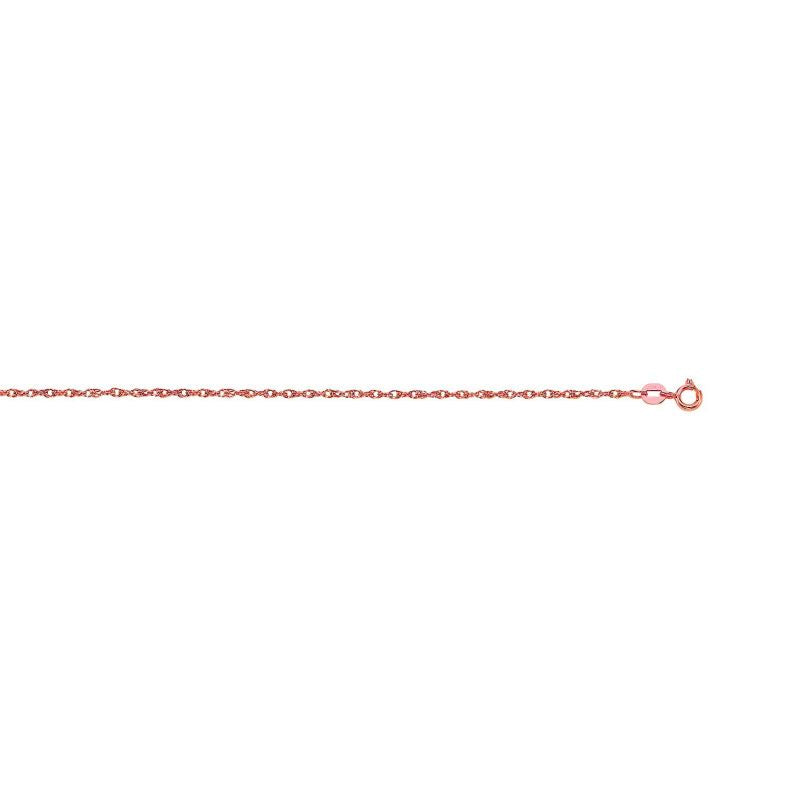 Royal Chain 14K Gold .95mm Machine Rope Chain (Carded) PK6R20