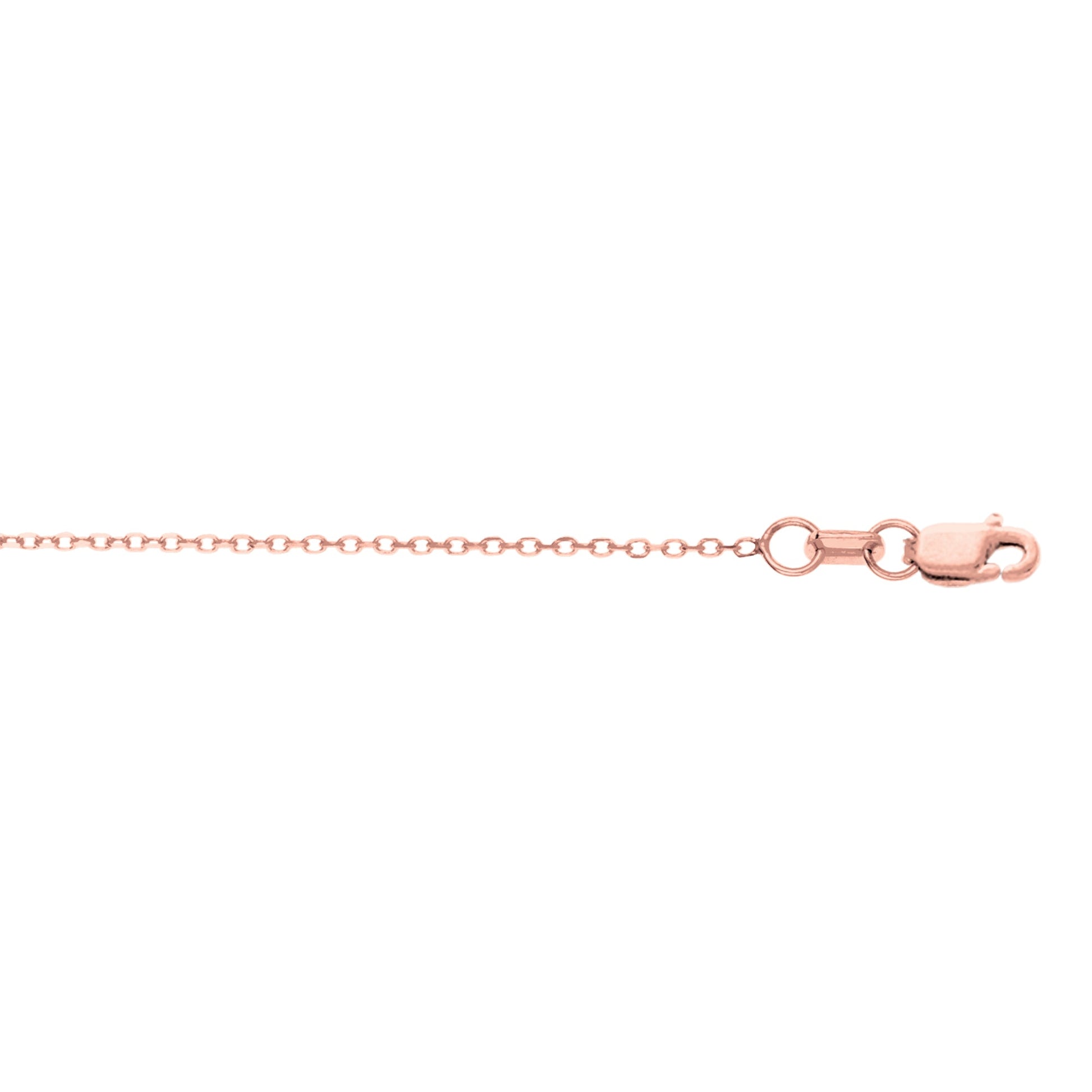 Royal Chain 14K Gold 0.87mm Diamond Cut Cable Chain PKCAB025
