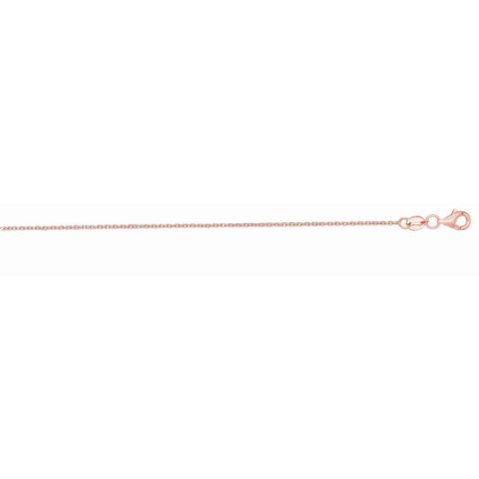 Royal Chain 14K Gold 1.1mm Diamond Cut Cable Chain PKLCAB30