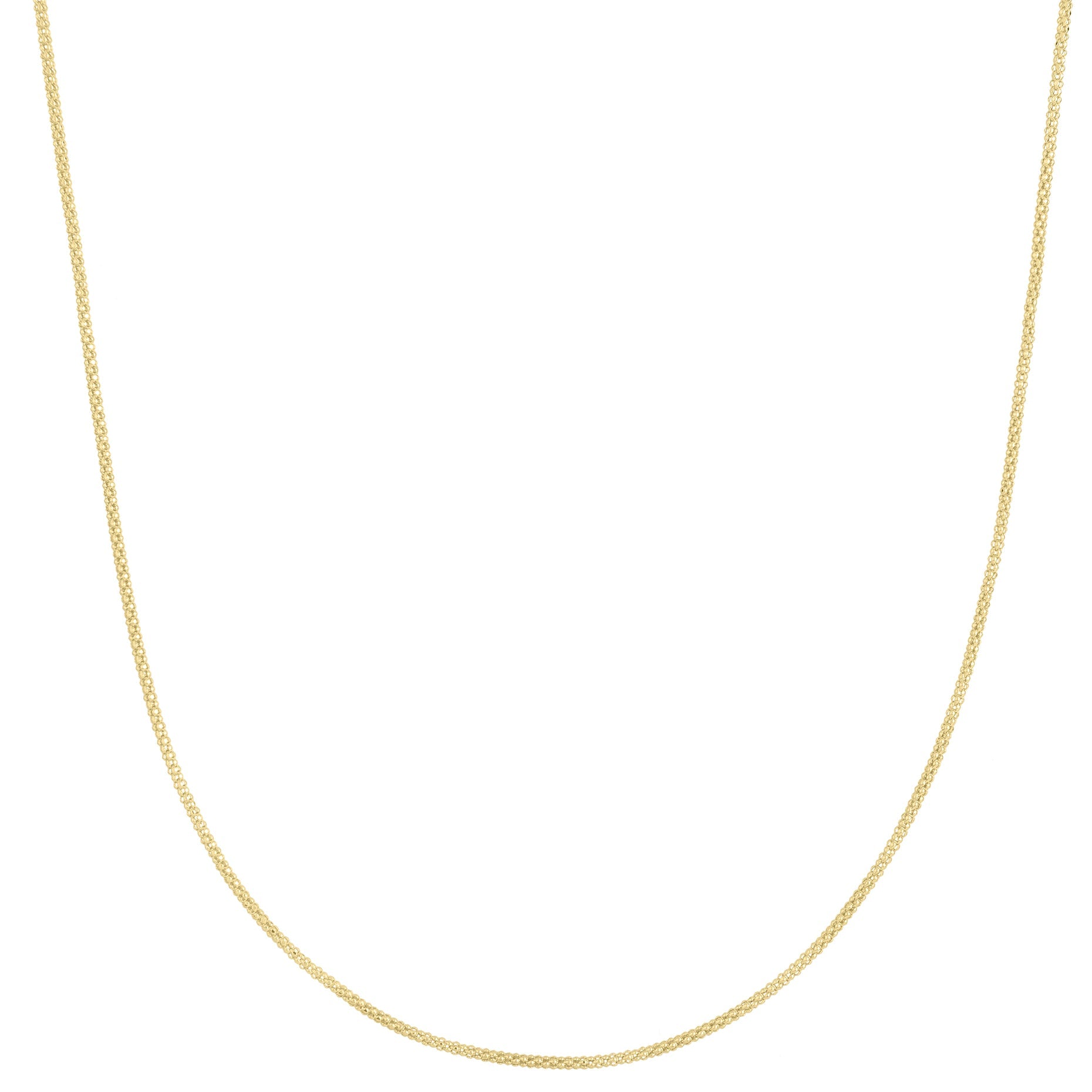 Royal Chain 14K Gold 1.3mm Popcorn Chain POP020
