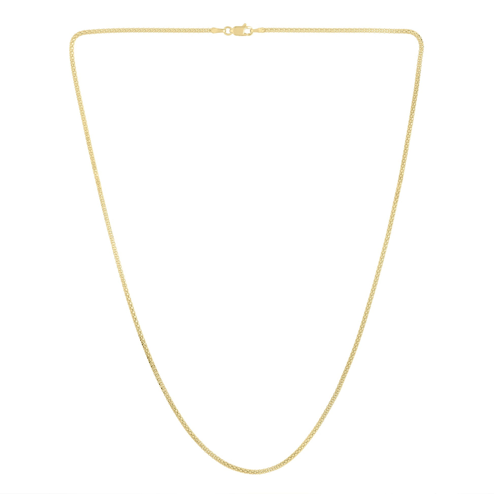 Royal Chain 14K Gold 1.65mm Popcorn Chain POP035