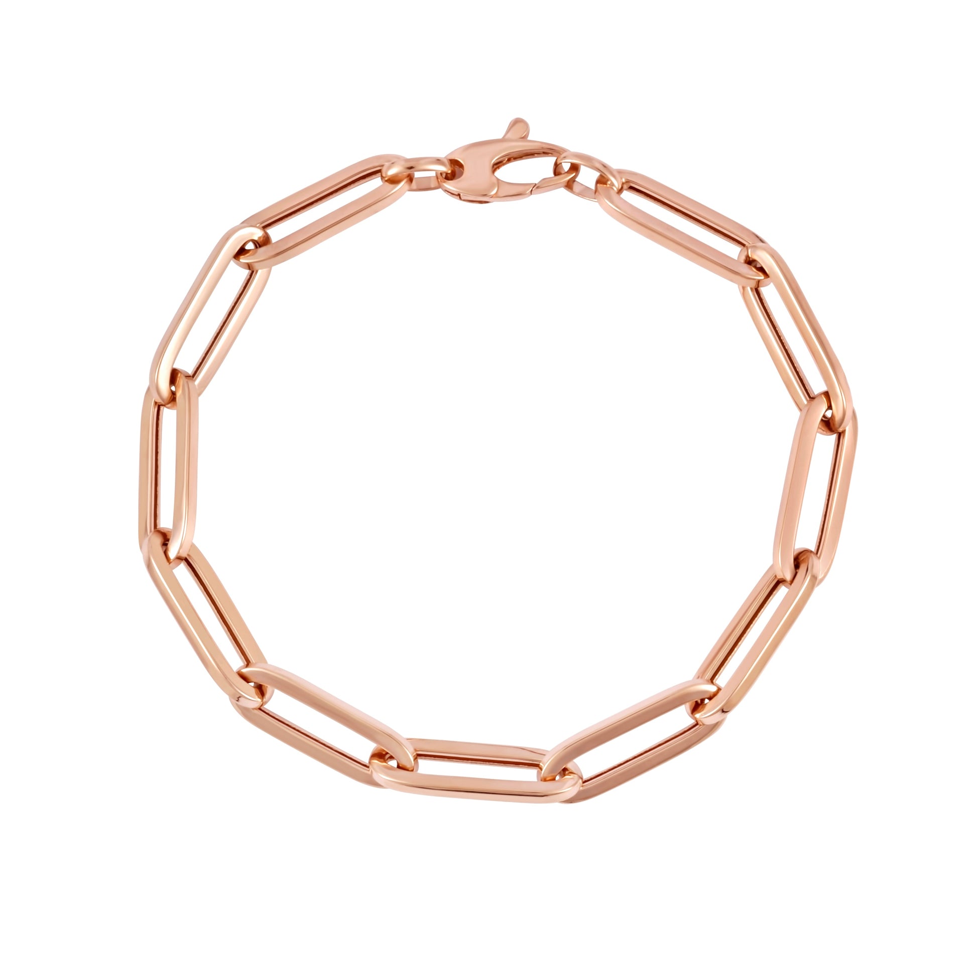 Royal Chain 14K Gold 6.1mm Paperclip Chain PRC11168