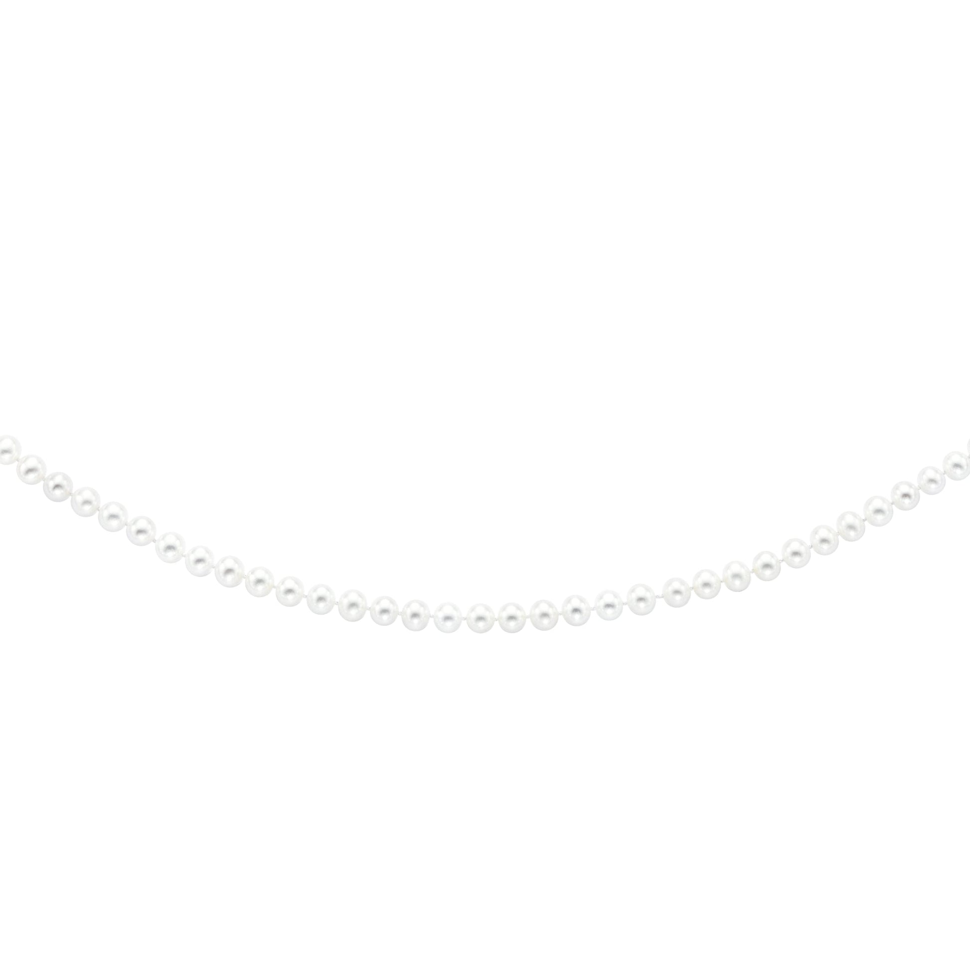 Royal Chain 14K Gold 6.5-7.0MM Pearl Strand Bracelet PRL102