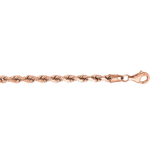 Royal Chain 14K Gold 3.8mm Diamond Cut Royal Rope Chain PROY030