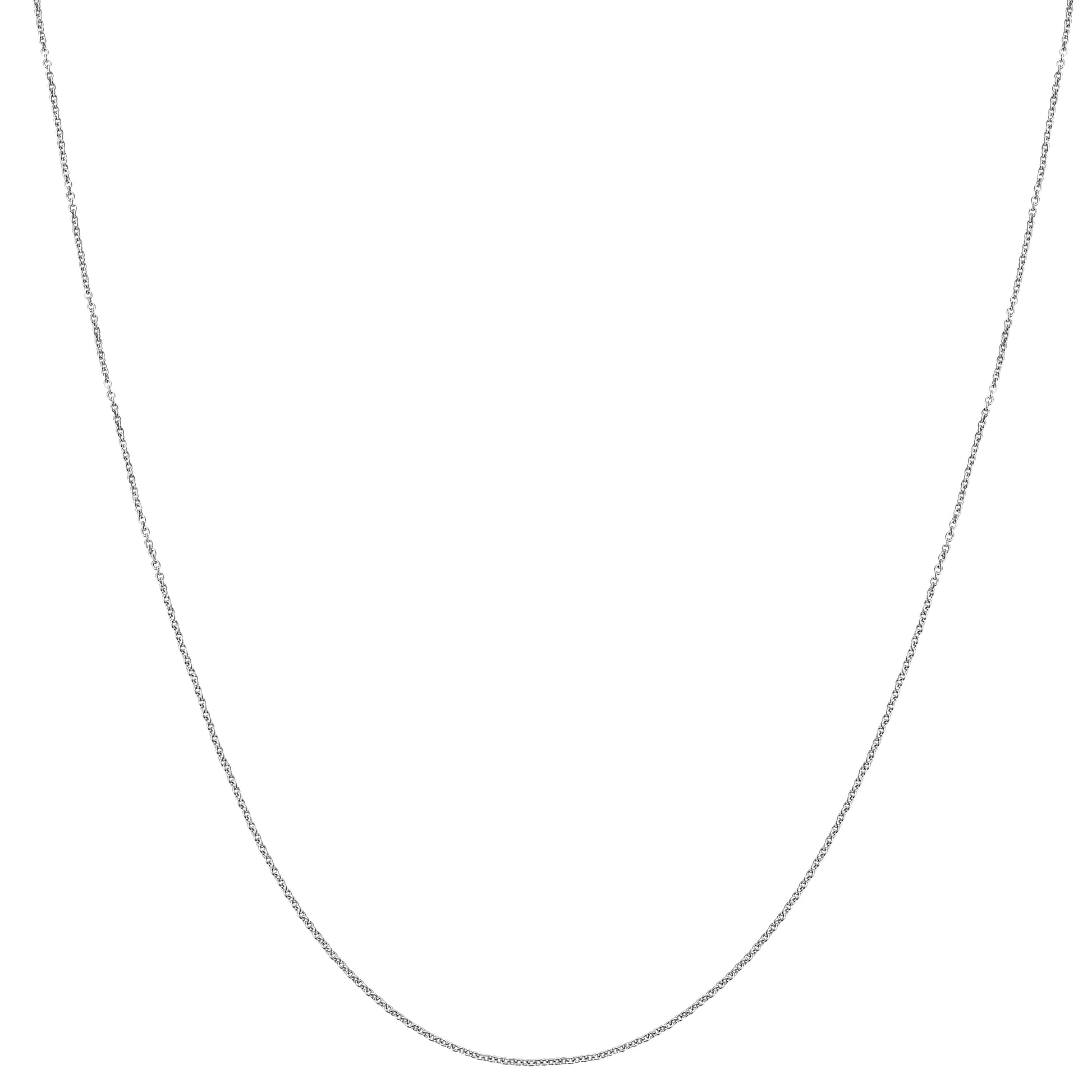 Royal Chain Platinum 0.97mm Oval Cable Chain PTRF025