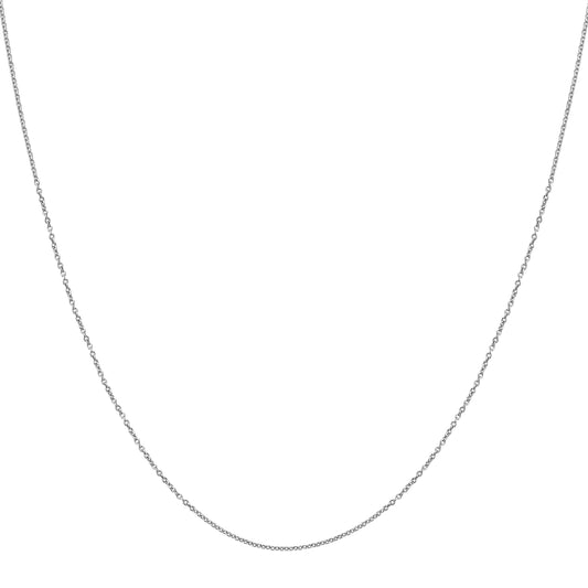 Royal Chain Platinum 1.2mm Oval Cable Chain PTRF030