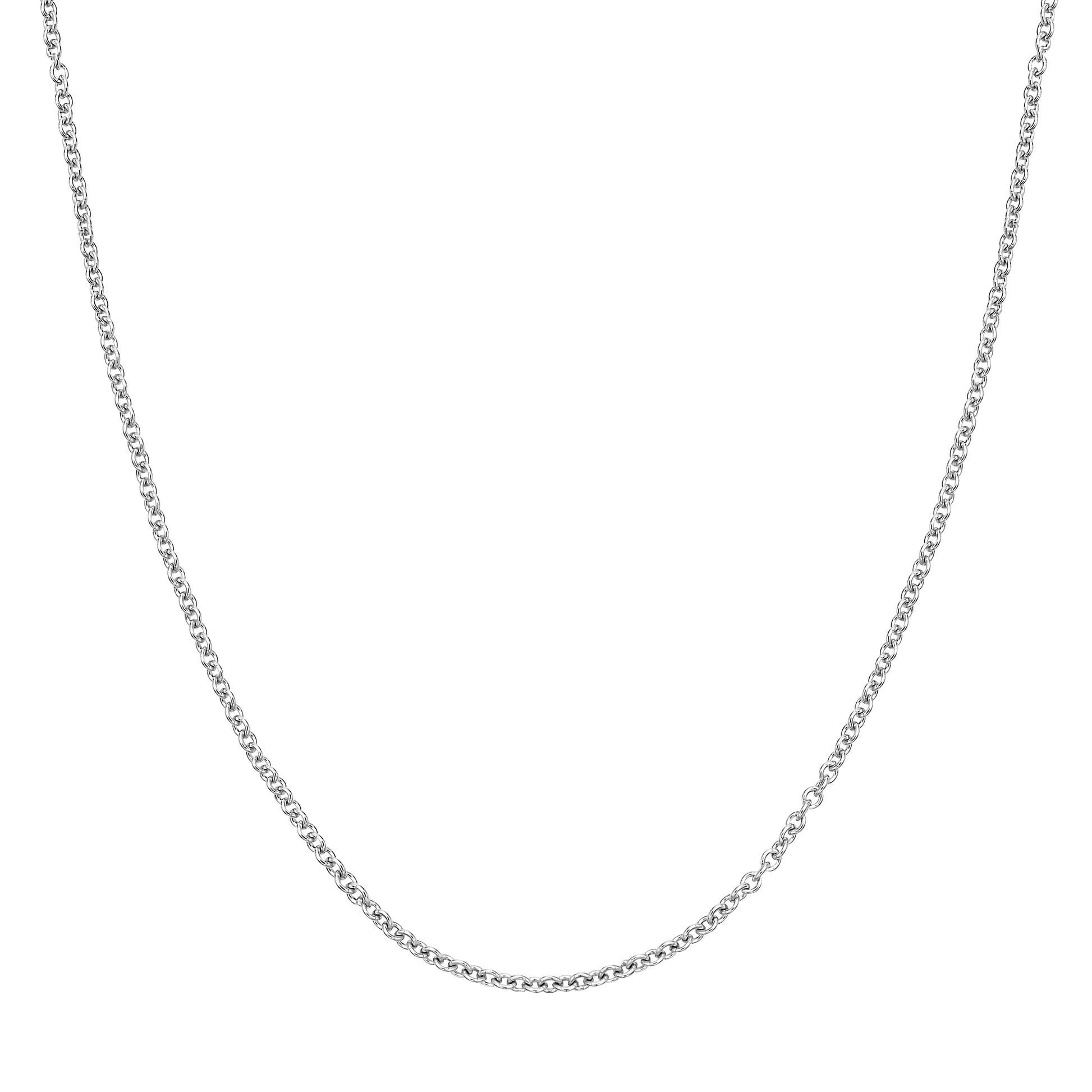 Royal Chain Platinum 2.3mm Oval Cable Chain PTRF060