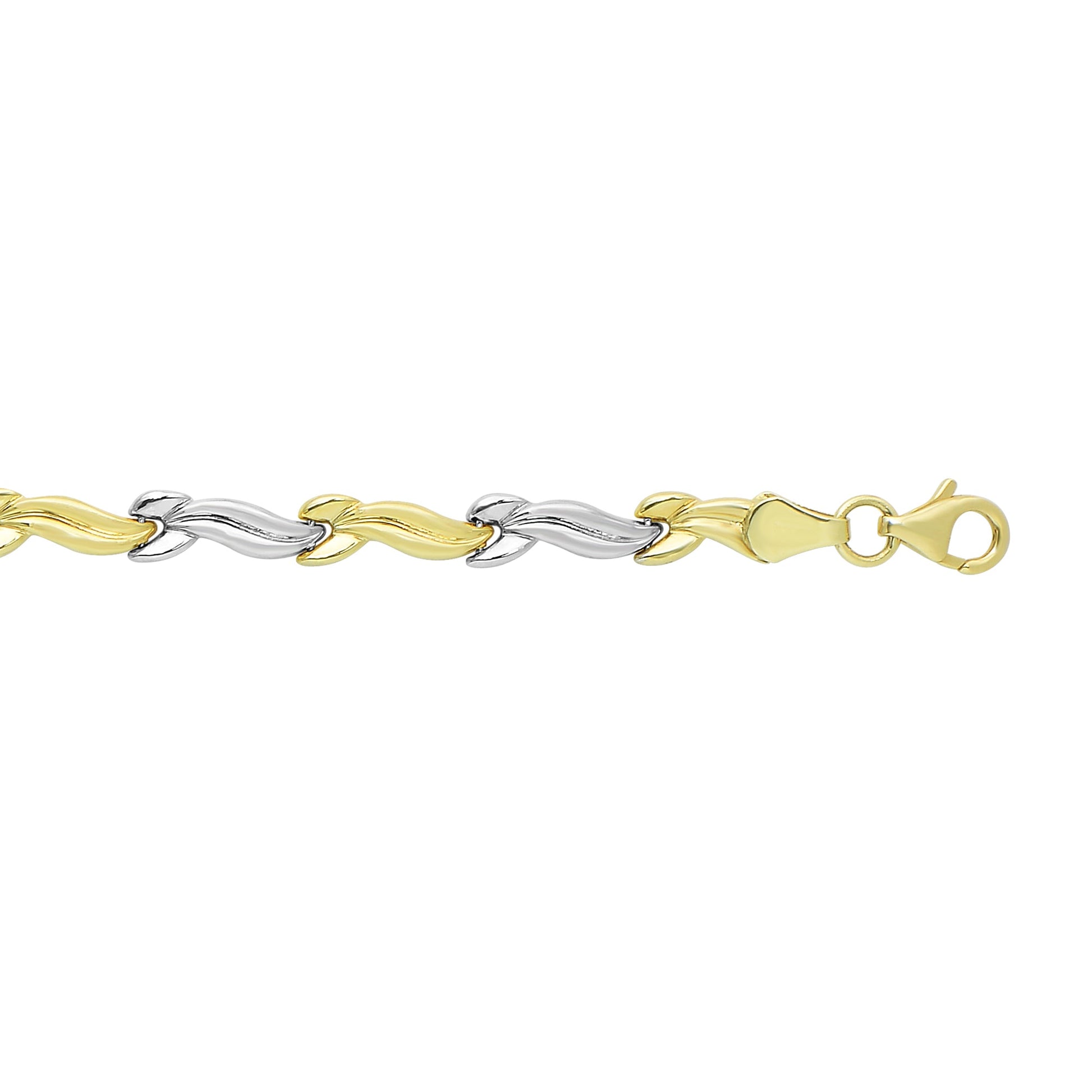 Royal Chain 14K Two-tone Gold Stampato Bracelet PVB208