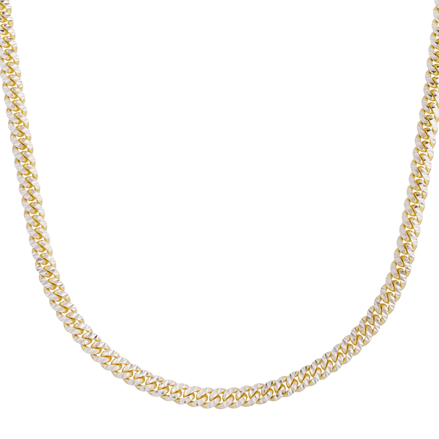 Royal Chain 14K 5mm Pave Classic Miami Cuban Chain PVNMC150