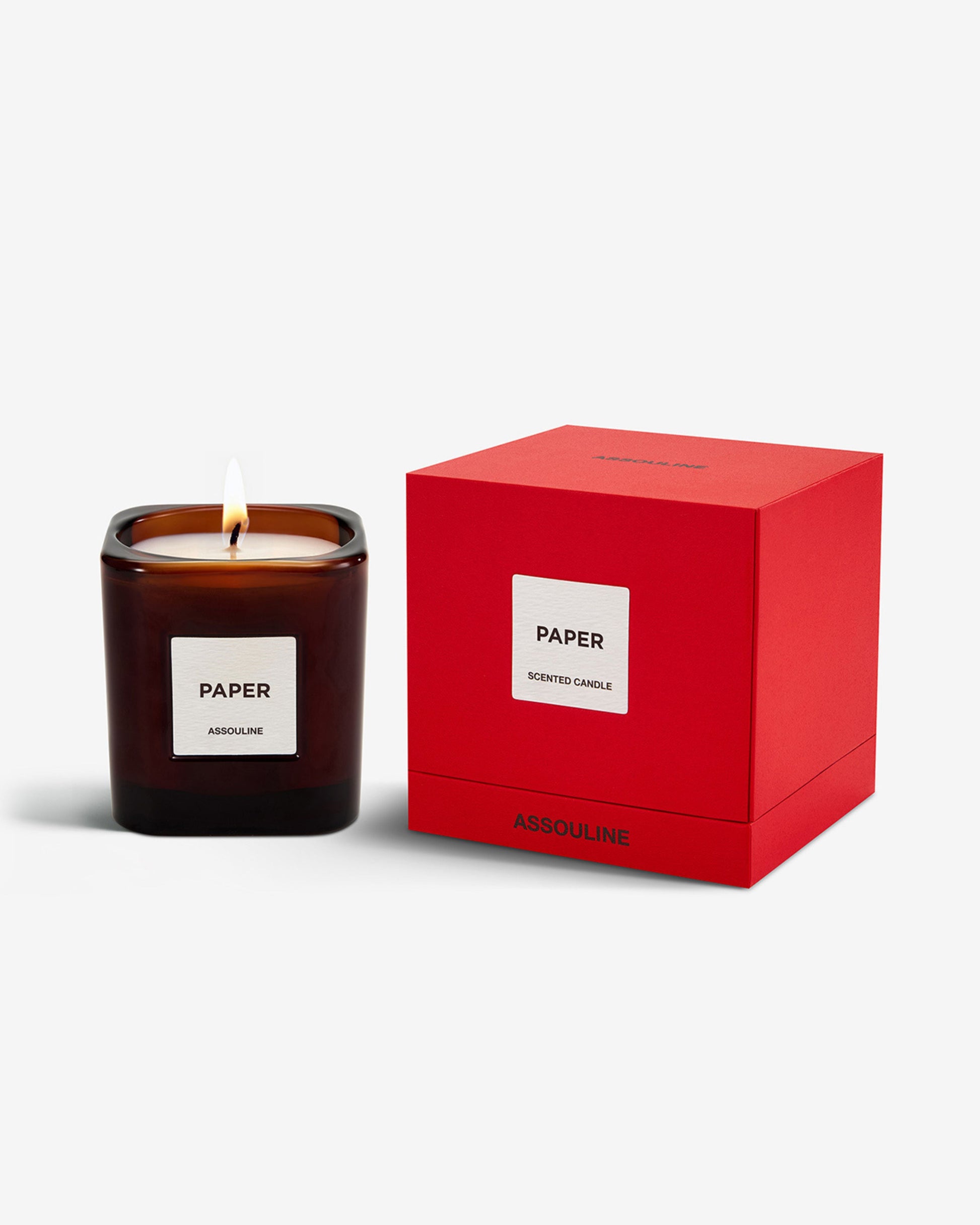 library-candle-paper