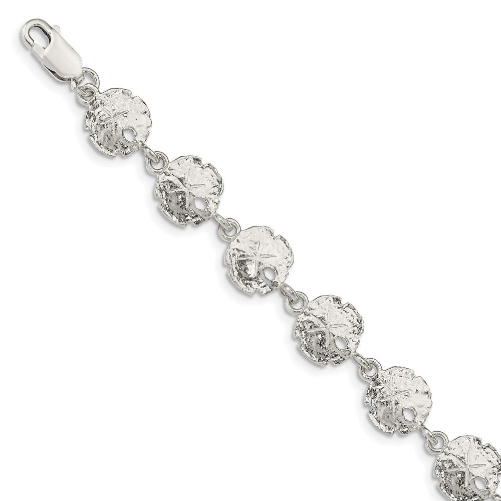 Sterling Silver Sand Dollars Bracelet QA33-7