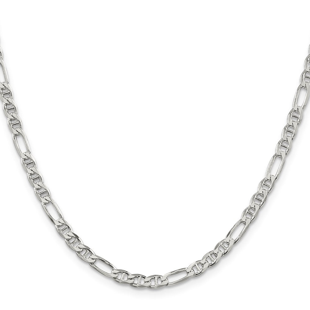 Sterling Silver 3.75mm Figaro Anchor ChainQAF100