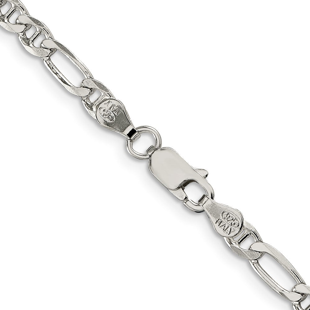 Sterling Silver 3.75mm Figaro Anchor ChainQAF100