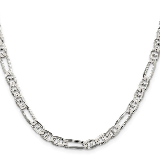 Sterling Silver 5.5mm Figaro Anchor ChainQAF150