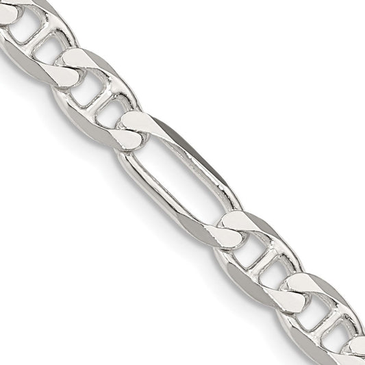 Sterling Silver 5.5mm Figaro Anchor ChainQAF150