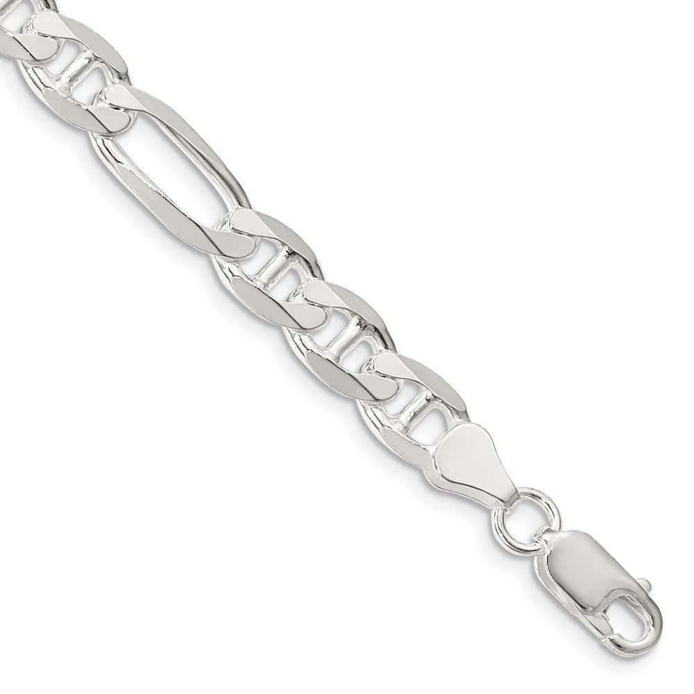 Sterling Silver 7.5mm Figaro Anchor Chain QAF200-8