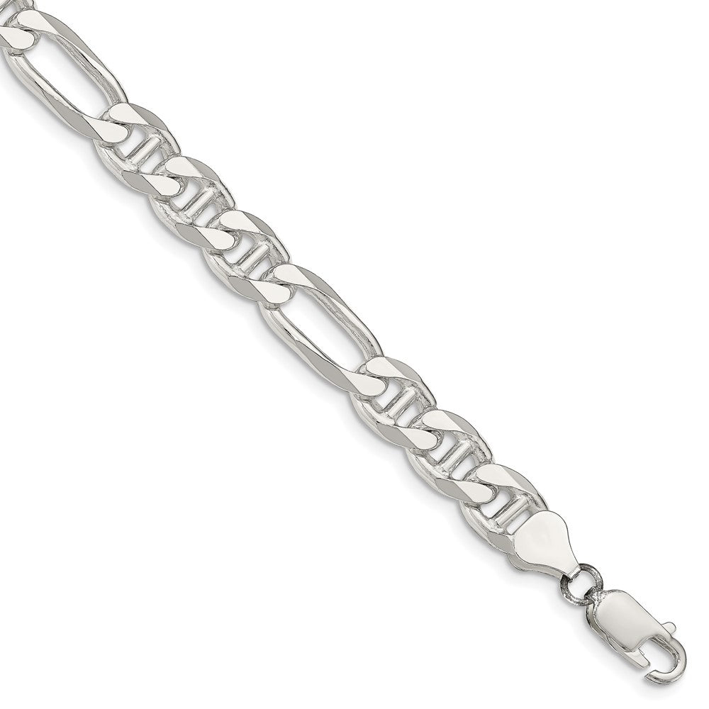 Sterling Silver 8.25mm Figaro Anchor Chain QAF220-8