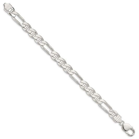Sterling Silver 8.75mm Figaro Anchor Chain QAF250-8