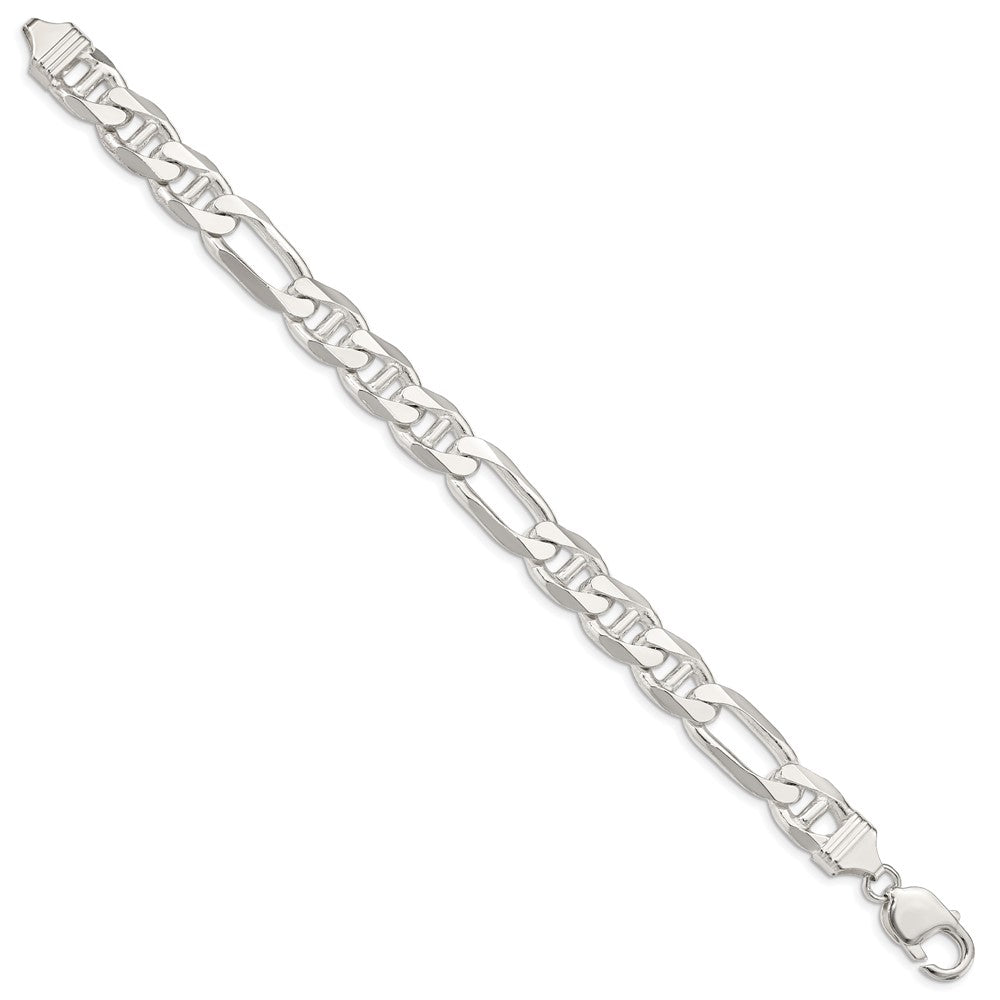 Sterling Silver 10.65mm Figaro Anchor Chain QAF300-8