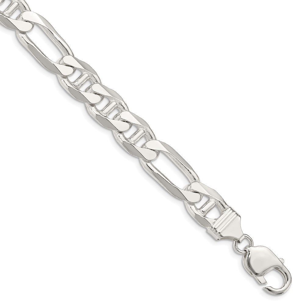 Sterling Silver 10.65mm Figaro Anchor Chain QAF300-8