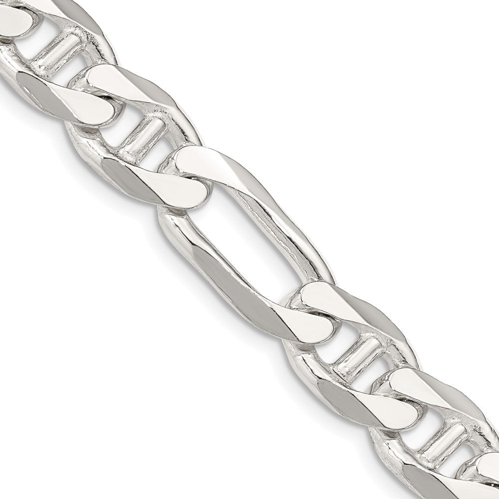 Sterling Silver 10.65mm Figaro Anchor ChainQAF300