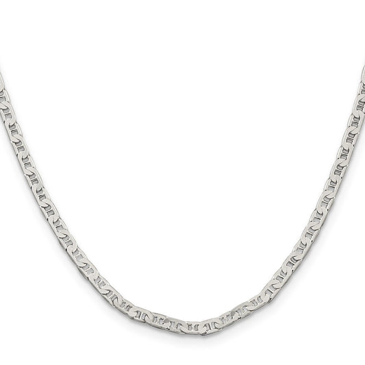 Sterling Silver 3mm Flat Anchor ChainQAN080