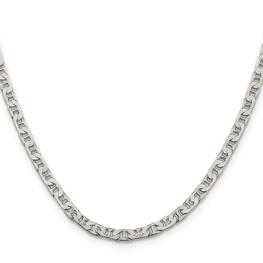 Sterling Silver 3.75mm Flat Anchor ChainQAN100