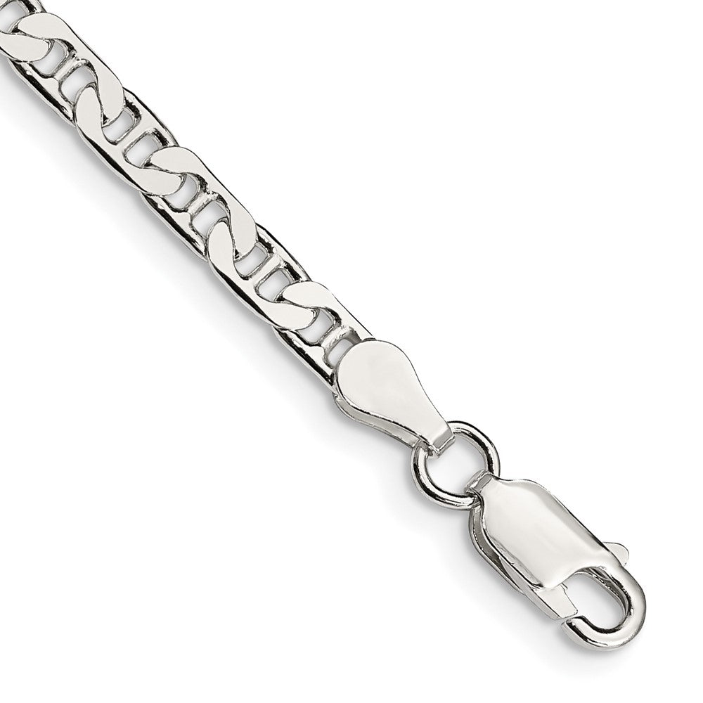 Sterling Silver 3.75mm Flat Anchor Chain QAN100-8