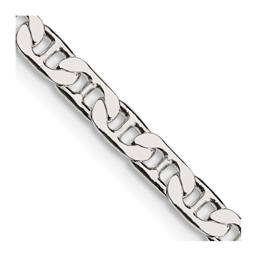 Sterling Silver 3.75mm Flat Anchor ChainQAN100